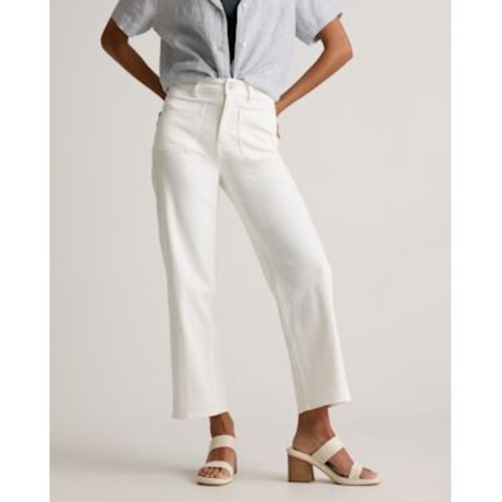 Quince Women's White Jeans